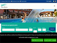 Tablet Screenshot of hotelvillaelena.it